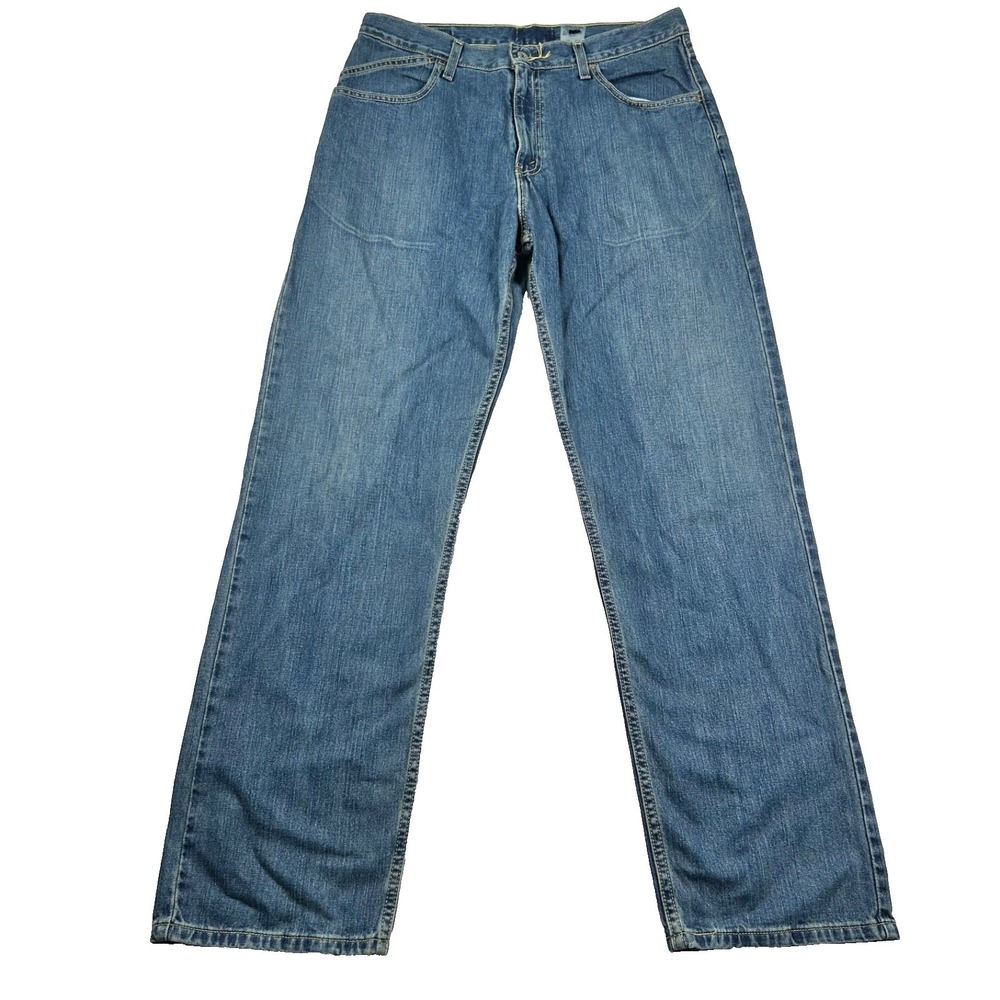 Vintage Silver Tab Jeans Mens 34x32 (fits 33x33) Relaxed Fit Denim Baggy Y2K